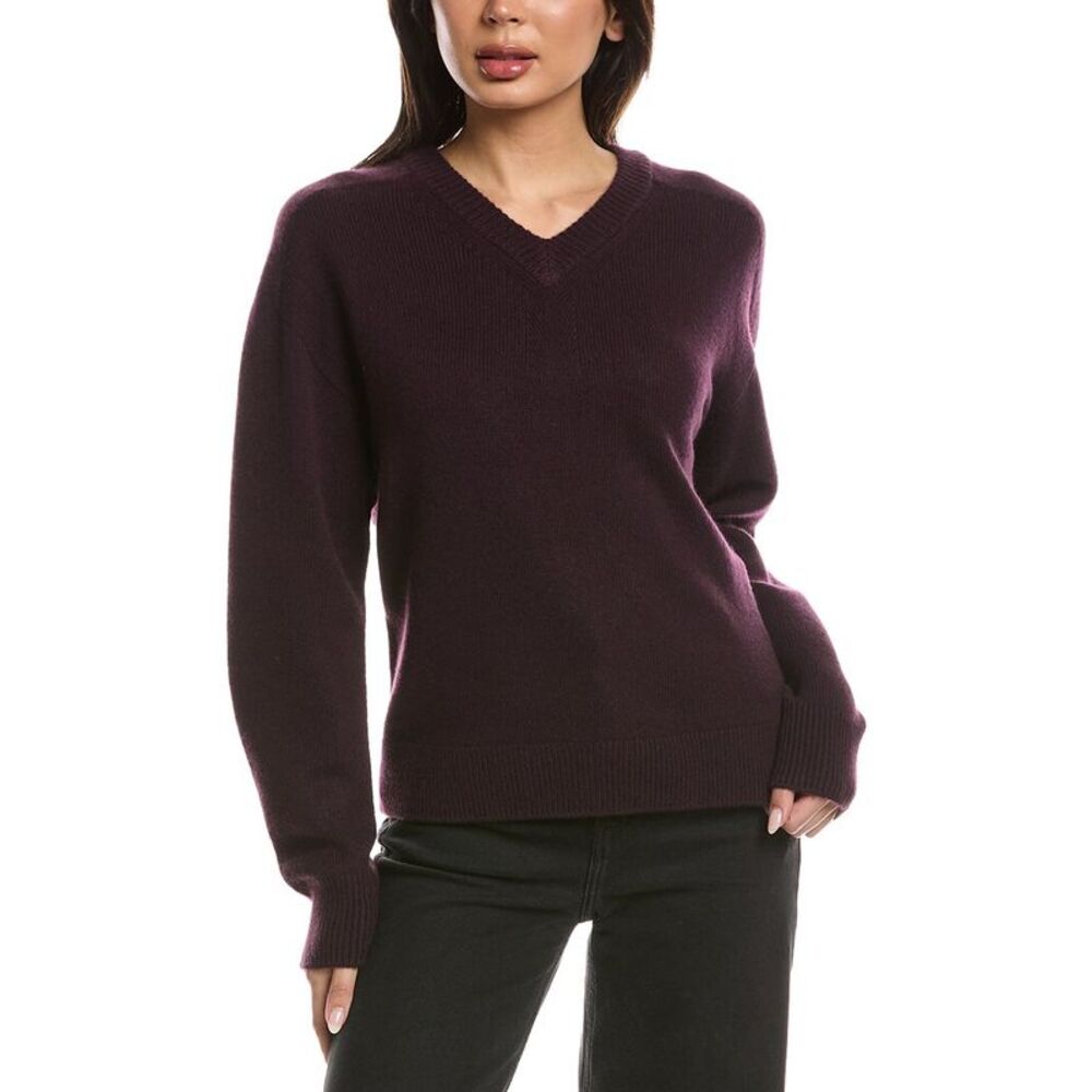 A.L.C. Womens  Calven Cashmere Sweater, Purple